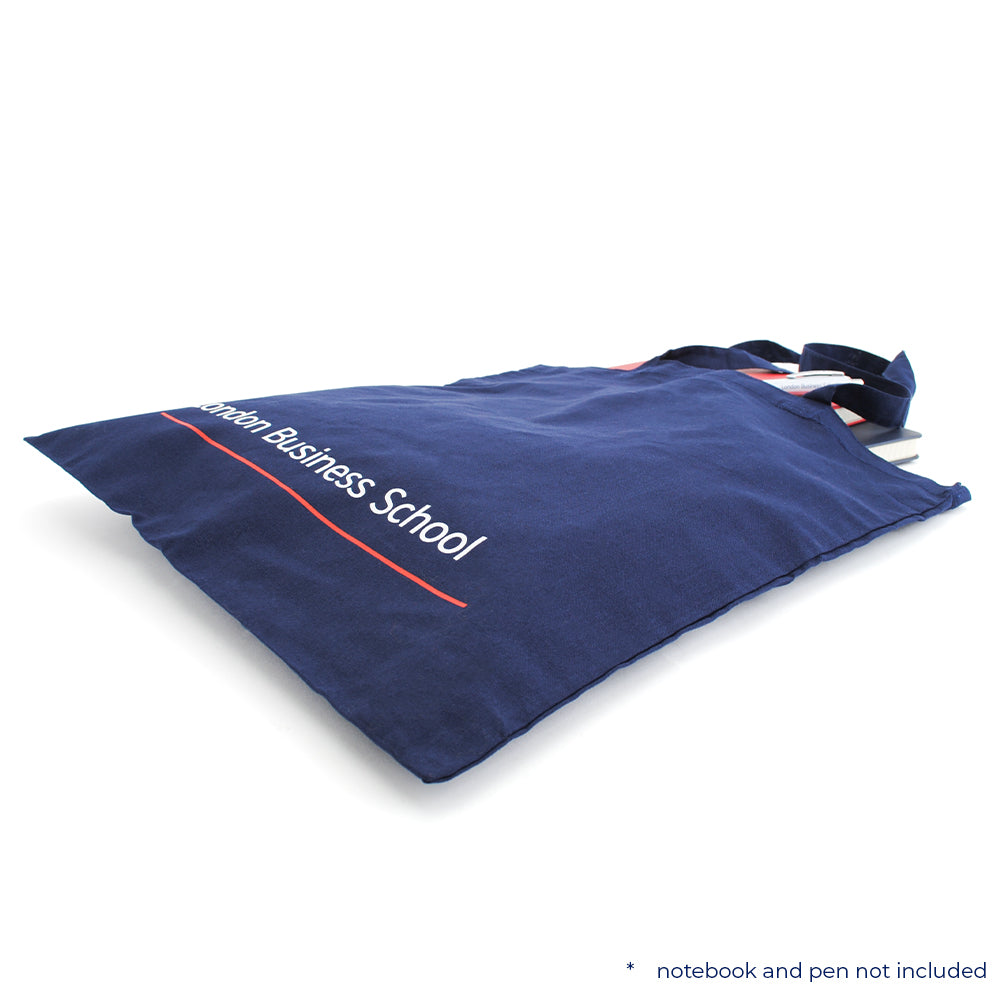 Navy Shopper Bag
