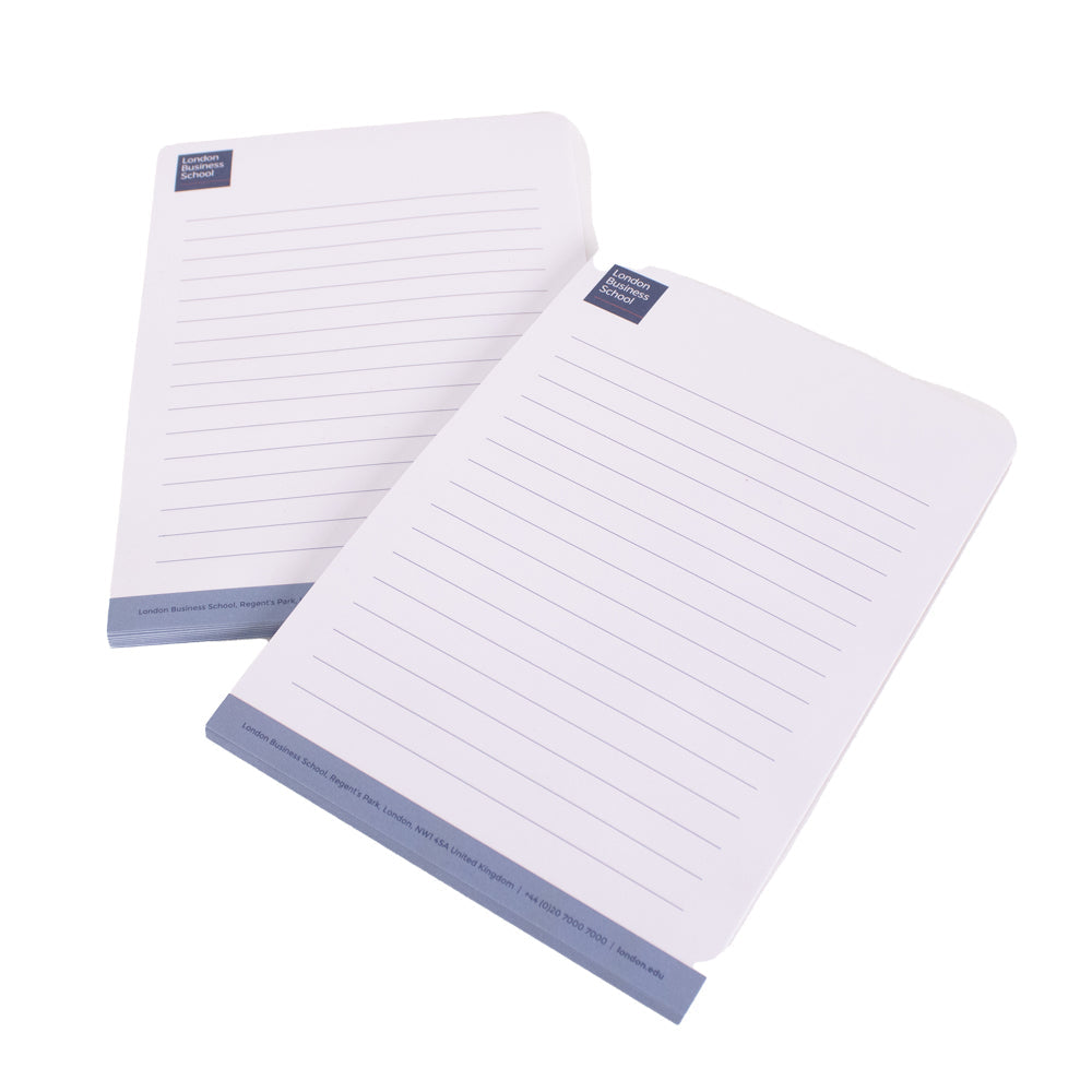 50 sheet A5 Notepad