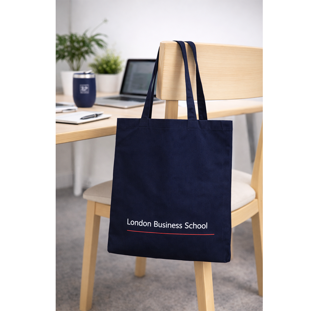 Navy Shopper Bag